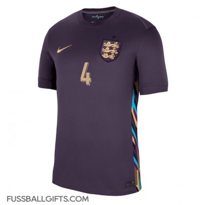 England Declan Rice #4 Fußballbekleidung Auswärtstrikot EM 2024 Kurzarm England Declan Rice #4 Fußballbekleidung Auswärtstrikot EM 2024 Kurzarm